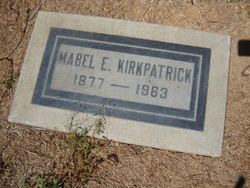 Mabel E <I>Kent</I> Kirkpatrick 