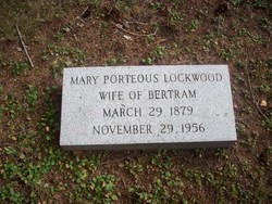 Mary Porteous <I>Lockwood</I> Foster 