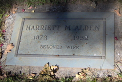 Harriet M. <I>Matteson</I> Alden 