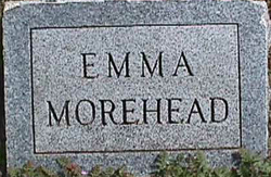 Tamer Emeline “Emma” <I>Cantrell</I> Morehead 
