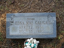 Edna Mae <I>Wolfe</I> Galiga 