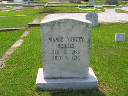 Mamie Alma <I>Yancey</I> Echols 
