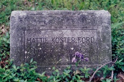 Hattie <I>Koster</I> Ford 