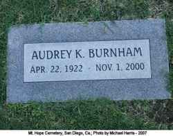 Audrey K Burnham 