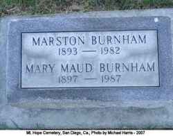 Mary Maud Burnham 