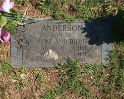 Son of Newt and Dillie Anderson 