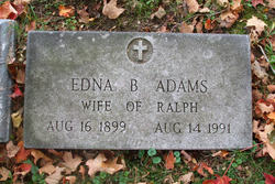 Edna Belle <I>Hall</I> Adams 