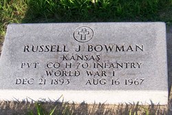 Pvt Russell J Bowman 