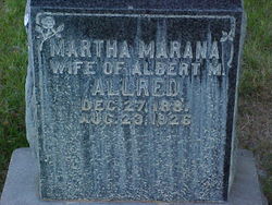Martha Marana <I>Black</I> Allred 