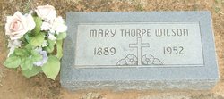 Mary <I>Thorpe</I> Wilson 