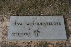 Jessie Juanita <I>Woods</I> Heidenfelder 
