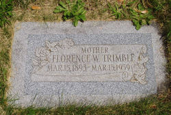 Florence Maude <I>Wade</I> Trimble 