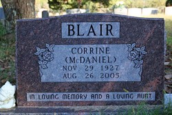 Johnnie Corrine <I>McDaniel</I> Blair 
