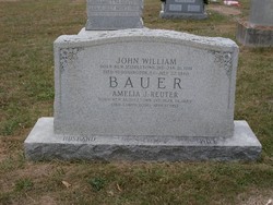 Amelia J <I>Reuter</I> Bauer 