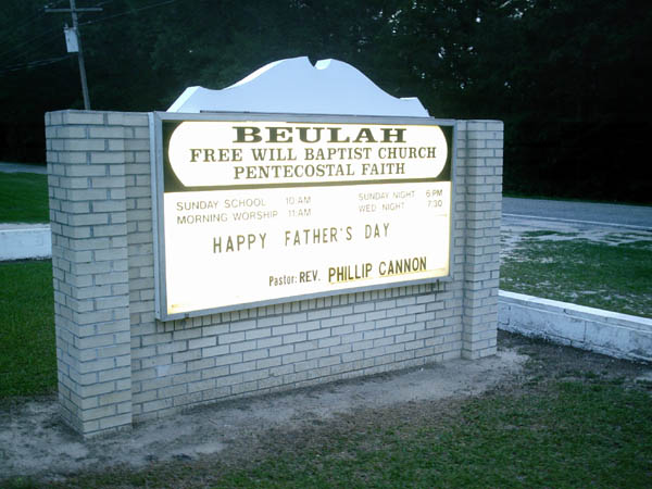 Beulah Free Will Baptist Church Pentecostal Faith