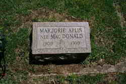 Marjorie A. <I>MacDonald</I> Aplin 