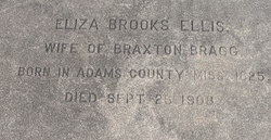 Eliza Brooks <I>Ellis</I> Bragg 