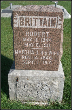 Martha Jane <I>Hill</I> Brittain 