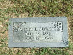Annie Leander <I>Bowers</I> Bowers 