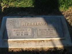 Marguerite J Strickland 
