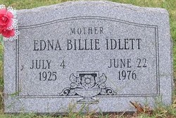 Edna Mobela “Billie” Idlett 
