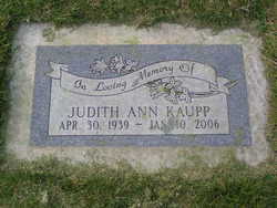 Judith Ann <I>Avey</I> Kaupp 