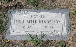 Lula Belle <I>Culwell</I> Henderson 