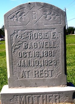 Mary Lucelle E “Rosie” <I>Brent</I> Bagwell 