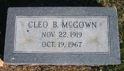 Cleo B. McGown 