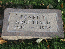 Pearl <I>Barret</I> Archibald 