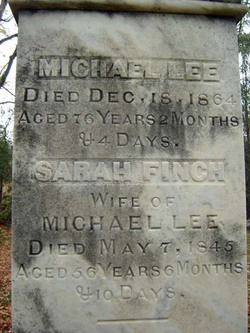 Sarah <I>Finch</I> Lee 