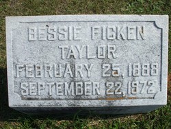 Bessie <I>Ficken</I> Taylor 
