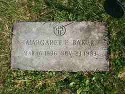 Margaret Elizabeth <I>Funkhouser</I> Baker 