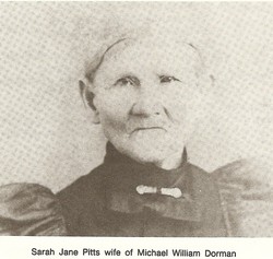 Sarah Jane <I>Pitts</I> Dorman 
