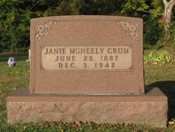 Janie <I>McNeely</I> Crum 