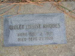 Violet Louise Rhodes 