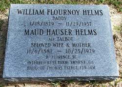 Maud Hauser <I>Talbot</I> Helms 
