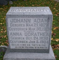 Johann Adam “John” Burkhardt 