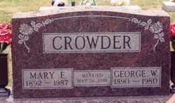 Mary Effie <I>Cox</I> Crowder 