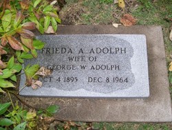 Frieda Augusta <I>Hasenbank</I> Adolph 