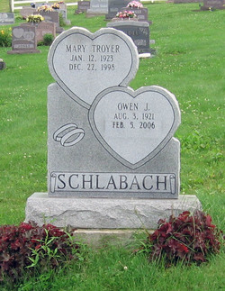 Mary <I>Troyer</I> Schlabach 