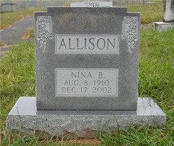 Nina May <I>Bigelow</I> Allison 