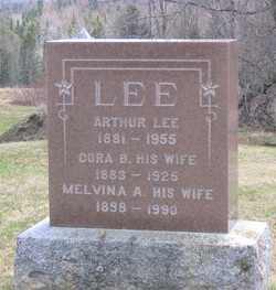 Melvina A “Viney” <I>Weed/Whittemore</I> Lee 