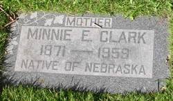 Minnie E <I>Friedline</I> Clark 