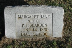 Margaret Jane <I>Patman</I> Bearden 
