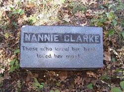 Nannie <I>Myers</I> Clarke 