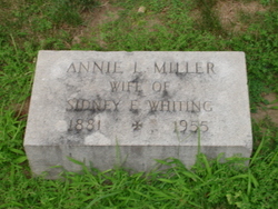 Annie <I>Miller</I> Whiting 