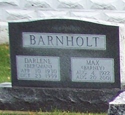 Darlene M <I>Bergman</I> Barnholt 