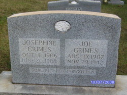 Josephine <I>Foster</I> Grimes 