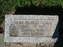 Emma Frances <I>Southard</I> Dunlap 